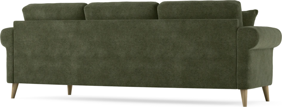 Eden - 3-sits soffa svängd - Grön