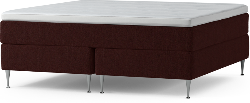 Delux Exclusive - Kontinentalsäng, dubbelsäng med bäddmadrass och sängben