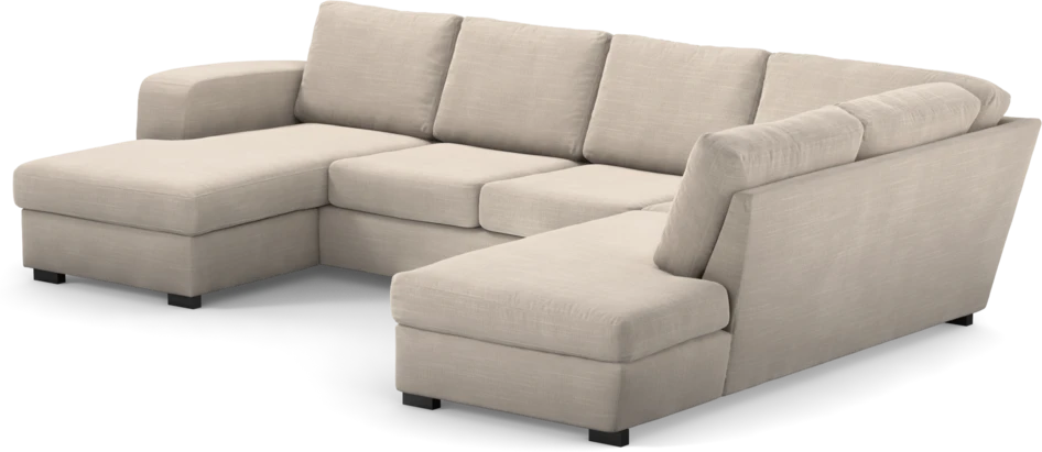 Friday - 3-sits soffa med schäslong vänster och divan höger - Beige
