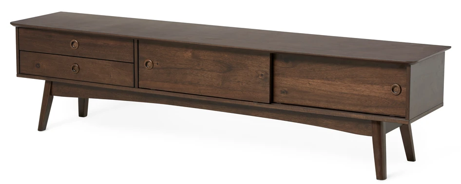 Viola - Tv-bänk, 180x39,5x45,5 cm - Brun