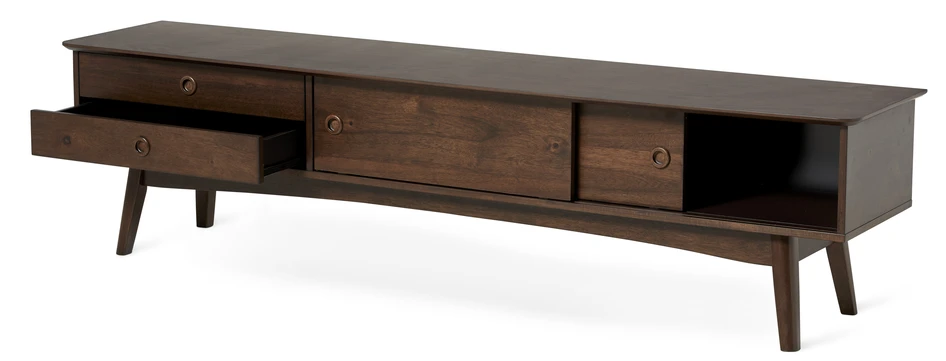 Viola - Tv-bänk, 180x39,5x45,5 cm - Brun