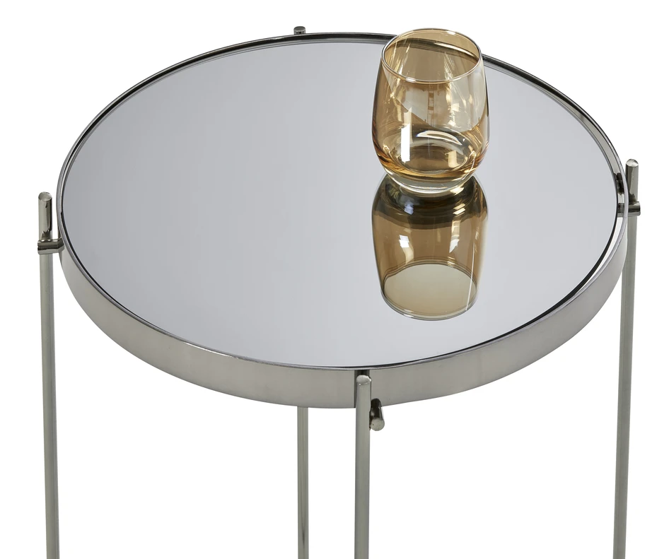 Zero - Sidobord, Ø 43, H 70 cm - Grå
