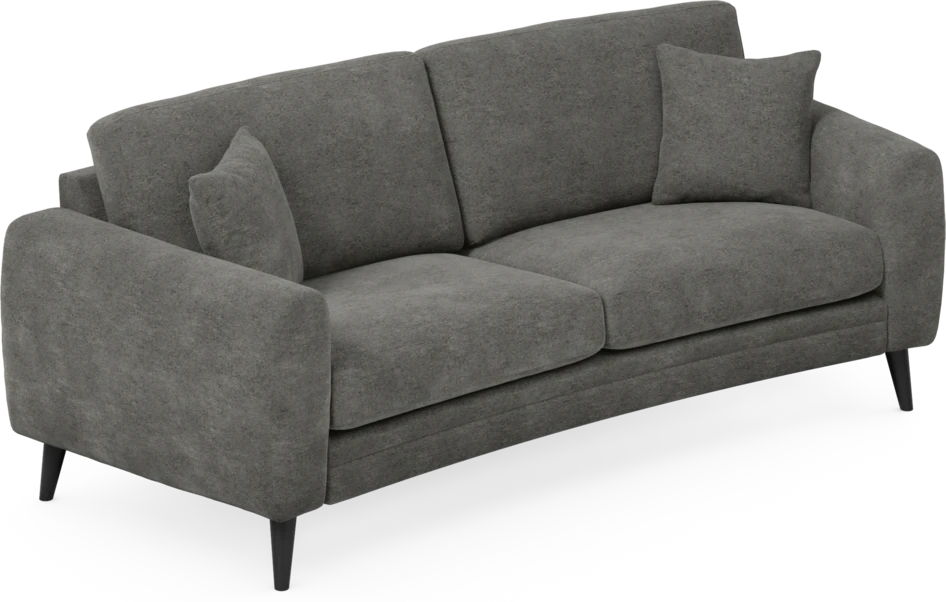 Eden - 2,5-sits soffa svängd - Grå