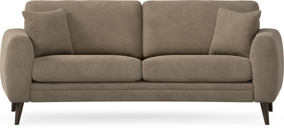 Eden - 2,5-sits soffa svängd - Brun