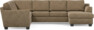 Friday - Hörnsoffa, 2+3-sits med schäslong höger - Brun
