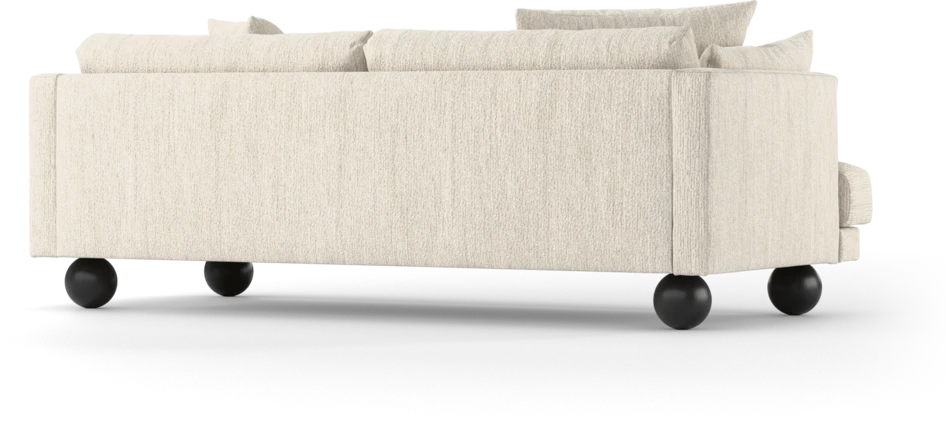 Harper - 3-sits soffa, hel dyna - Vit