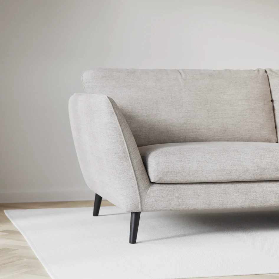 Madison Lux - Hörnsoffa med schäslong höger - Beige