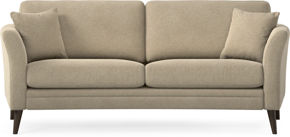 Eden - 2,5-sits soffa svängd - Beige
