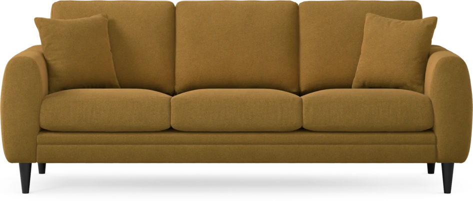 Eden - 3-sits soffa - Gul