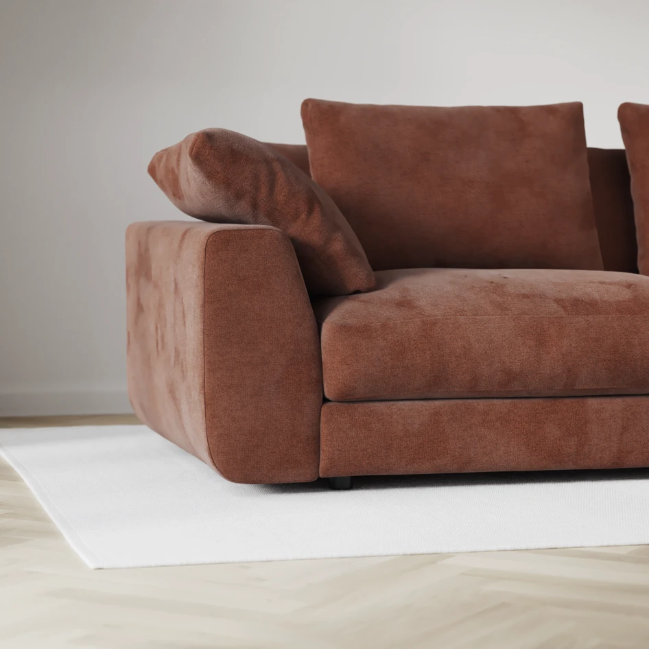 Amie - 4-sits soffa - Orange