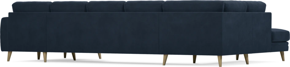 Eden - 3-sits soffa med divan vänster och schäslong höger - Blå