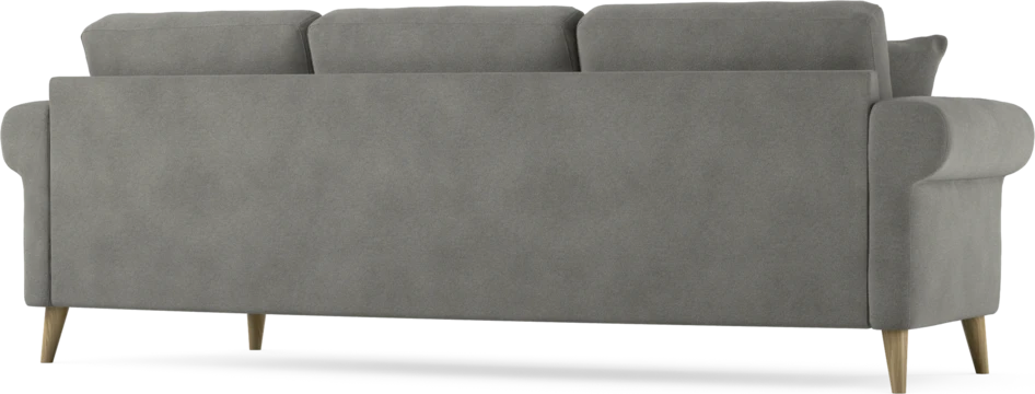 Eden - 3-sits soffa svängd - Grå