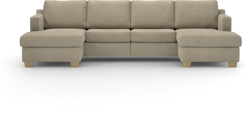 Friday - 2-sits soffa med två schäslonger - Beige