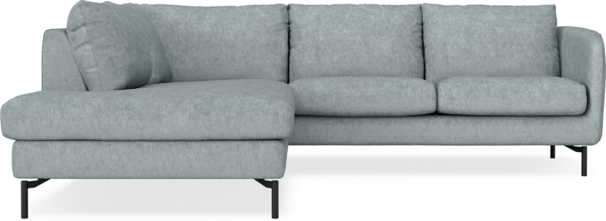 Madison - 2-sits soffa med divan vänster - Grå