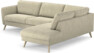 Bridge - 3-sits soffa med divan höger - Beige