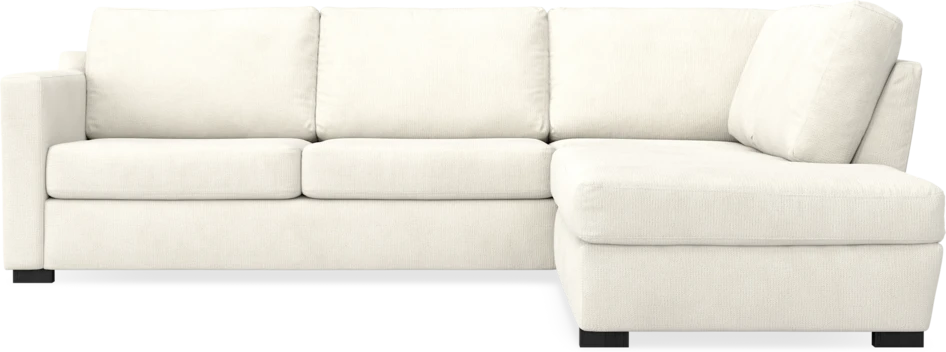 Friday - 2,5-sits soffa med divan höger - Vit