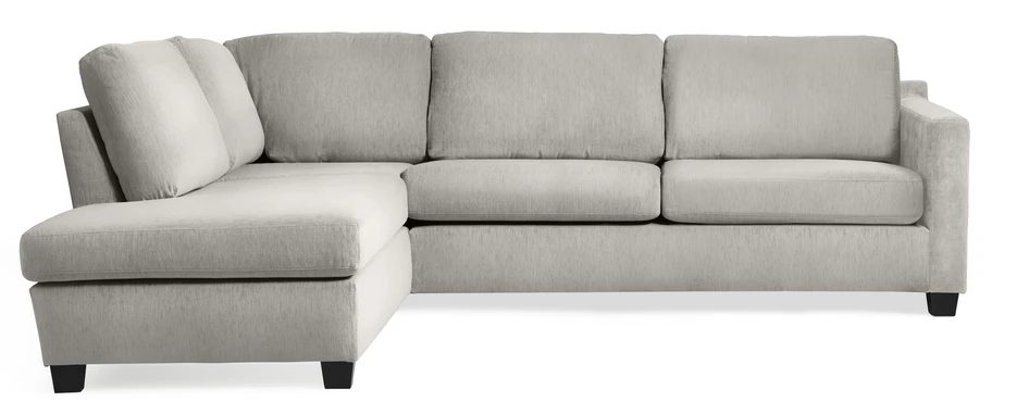 Friday - 2,5-sits soffa med divan vänster - Grå