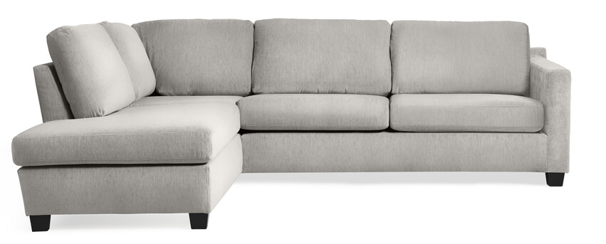 Friday - 2,5-sits soffa med divan vänster - Grå