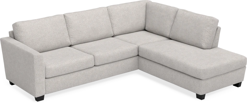 Friday - 2,5-sits soffa med divan höger - Grå
