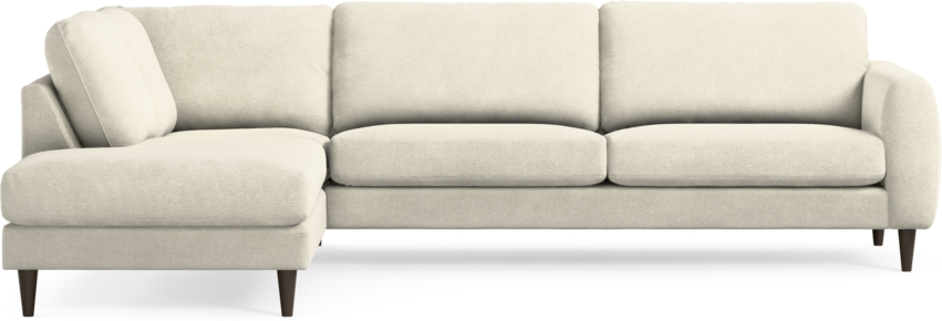 Bridge - 3-sits soffa med divan vänster - Vit
