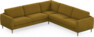 Bridge - Hörnsoffa, 3+3-sits - Gul