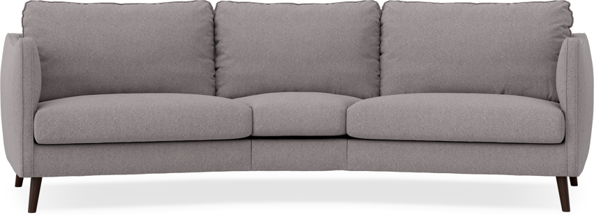 Madison - 3-sits soffa svängd, 90 cm - Grå