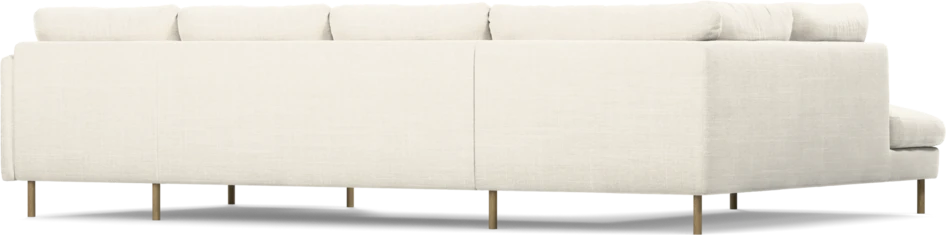 Madison - 2-sits soffa med divan vänster och schäslong höger - Vit
