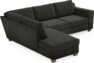 Friday - 2,5-sits soffa med divan vänster - Grå