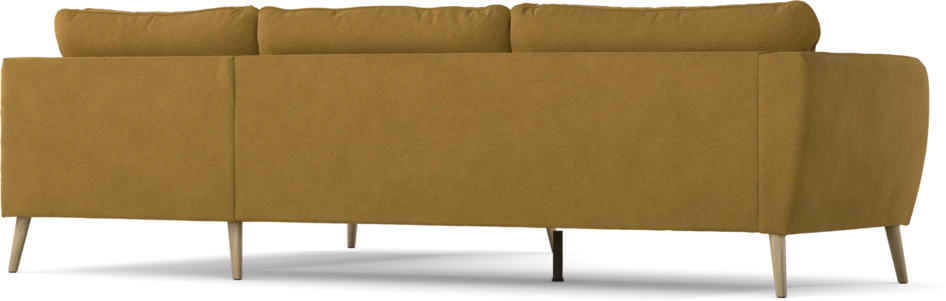 County - 2,5-sits soffa med divan höger - Gul