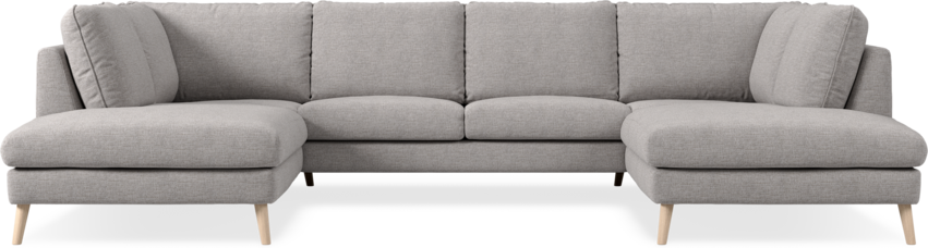 Madison - 2-sits soffa med divan vänster och höger - Beige