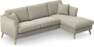 Eden - 2,5-sits soffa med schäslong - Brun