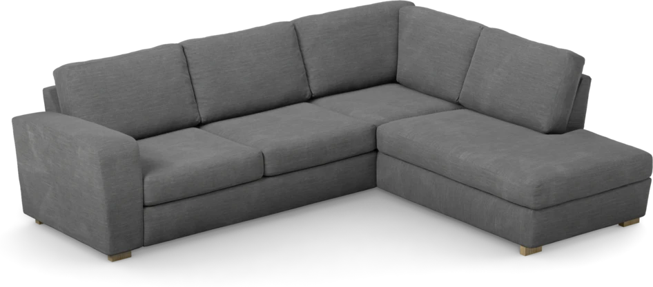 Friday - 2,5-sits soffa med divan höger - Grå