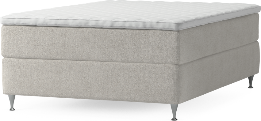 Delux Dream - Kontinentalsäng, enkelsäng 140 cm med bäddmadrass och sängben