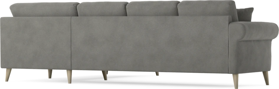 Eden - 3-sits soffa med divan - Grå