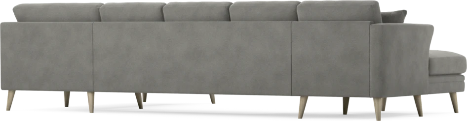 Eden - 3-sits soffa med schäslong vänster och divan höger - Grå