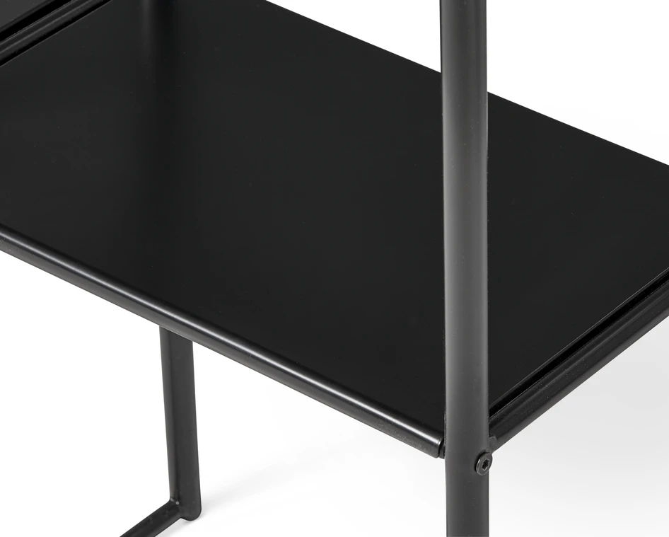 Celin - Hylla, B 120, H 223 cm - Svart