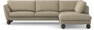 Madison Lux - 3-sits soffa med divan höger - Beige