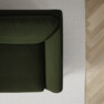 Madison Lux - 3-sits soffa med divan höger - Grön