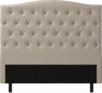 Delux Välvd - Sänggavel, 90-210 cm - Beige
