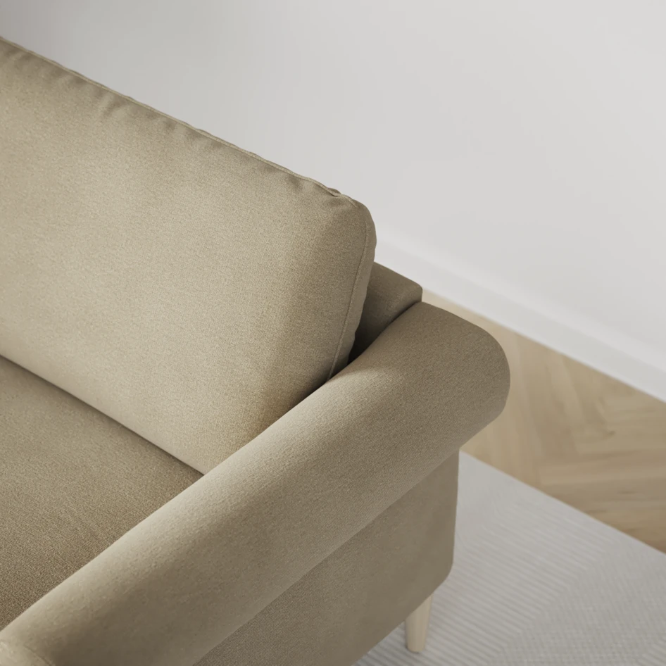 Bridge - Hörnsoffa, 3+2-sits med schäslong vänster - Beige