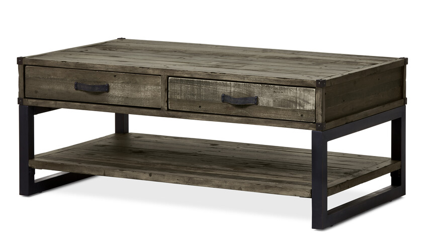 Woodenforge - Soffbord, L 120 cm - Grå