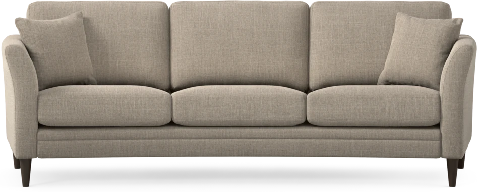 Eden - 3-sits soffa svängd - Beige