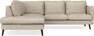 Madison - 2-sits soffa med divan vänster - Beige