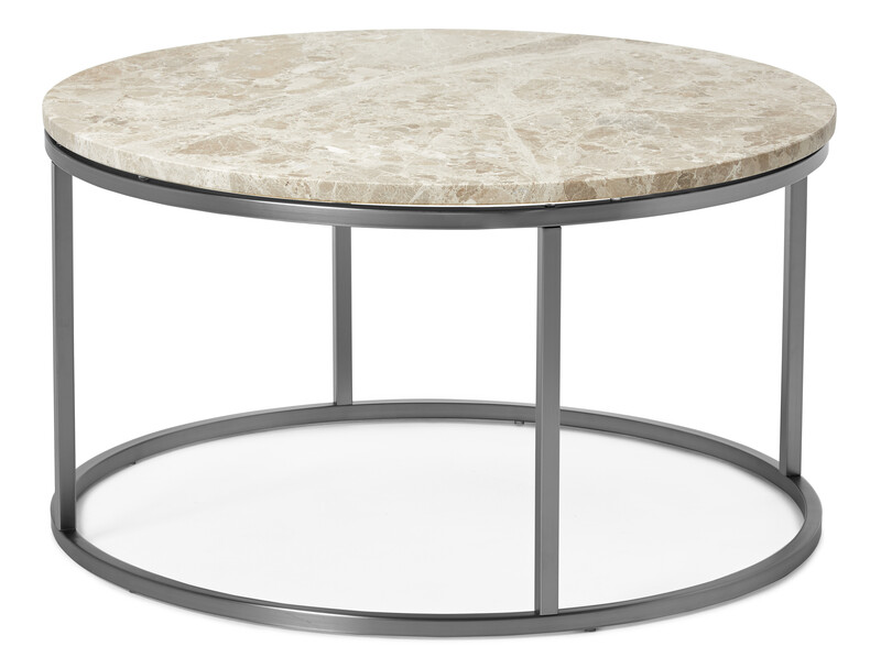 Amanda - Soffbord, Ø 85 cm - Beige