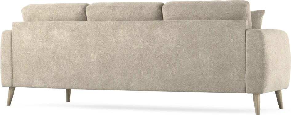Eden - 3-sits soffa svängd - Beige