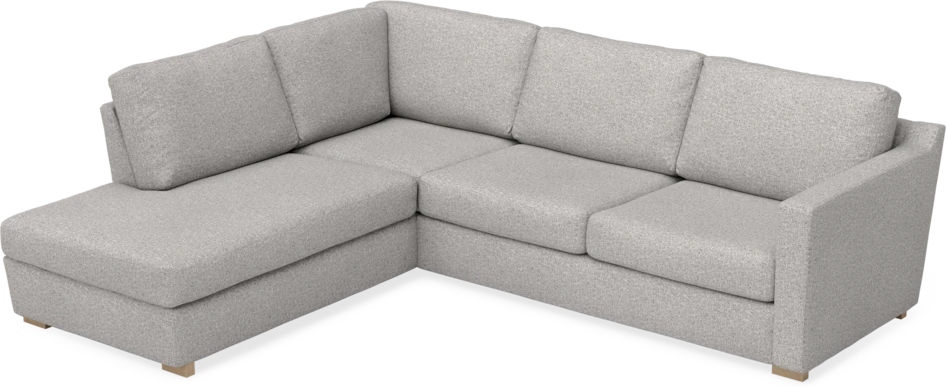 Friday - 2,5-sits soffa med divan vänster - Vit