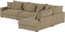 Rossi - 4-sits soffa med divan höger - Beige