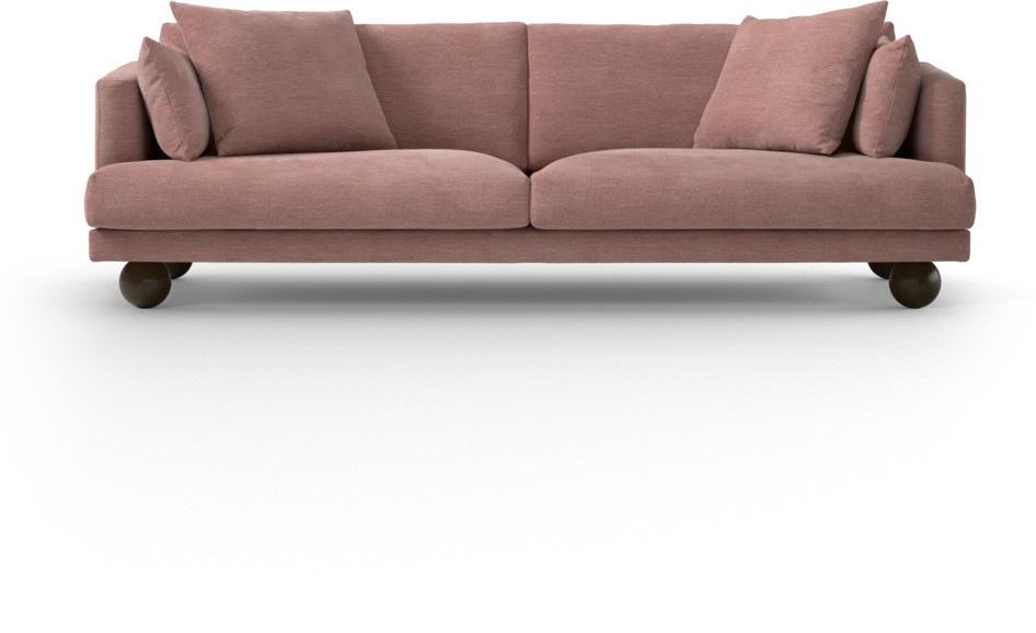 Harper - 4-sits soffa - Rosa