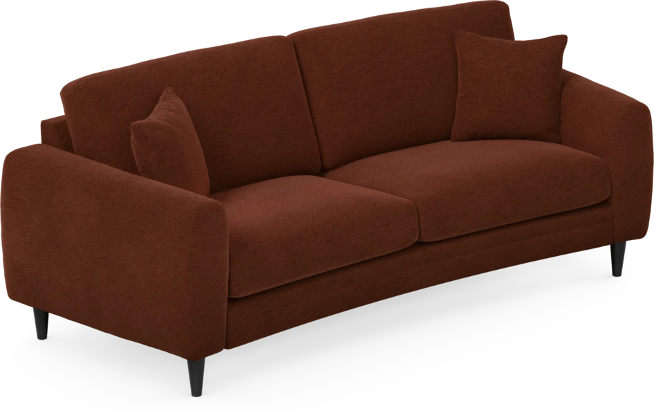 Eden - 2,5-sits soffa svängd - Orange