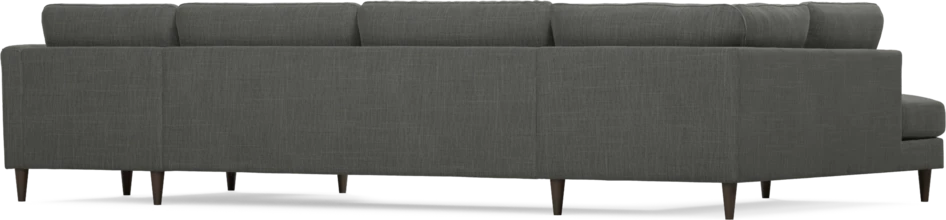 Bridge - 3-sits soffa med divan vänster och schäslong höger - Grå